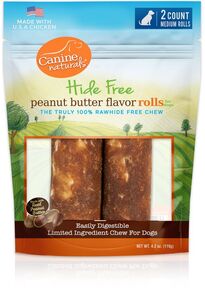 Hide Free Peanut Butter Chews Medium 4” Roll